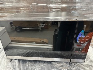 lot 9 image: Like New Open Box Frigidaire Gallery 24. 4375 in. Width 2.2 cu. ft. Stainless Steel 1100-Watt Built-In Microwave Retail $499