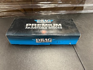 lot 95 image: Drag Premium Adjustable Shocks for Harley Davidson Dyna  Sportster Rear Shocks 12 Chrome