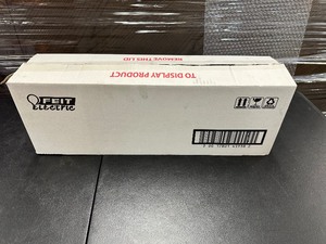 lot 86 image: New 1 Case  4 Pack of Feit LED BR40 Daylight  5000K Light Bulbs