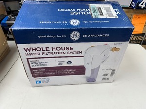 lot 76 image: GE Whole House Water Filtration System - Excellent Partial Installed
