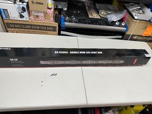 lot 68 image: Like New 4WDKing 50 LED Light Bar Screwless Design Double Row Off Road Light Bar, IP69K Waterproof, Spot & Flood Combo Work Light