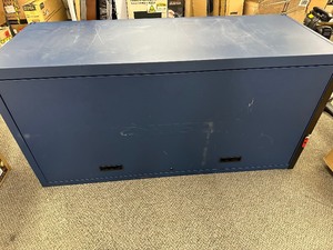 lot 35 image: Open Box Like New Husky Heavy-Duty 61 in. W Top Chest Hutch, Matte Blue
