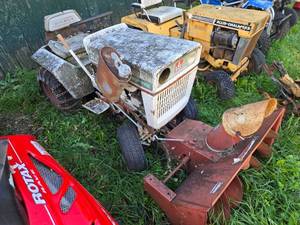 lot 36 image: BOLENS Tractor with Snow Blower Attachment - For Parts or Repair - Item is Off Site in SVEA See Desc
