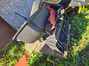 lot 39 image: Assorted Baggers and Other Lawn Mower Items - Item is Off Site in SVEA See Desc