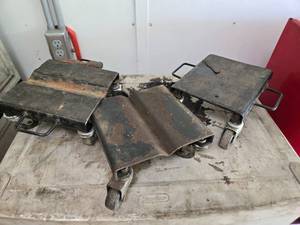 lot 90 image: 3 Snowmobile Movers  Dollies - Various Designs