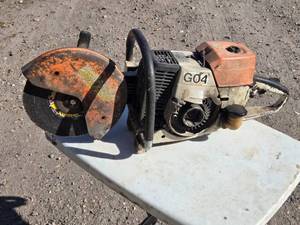 lot 120 image: Stihl TS 360 AVS Gas-Powered Cut-Off Saw - Parts or Repair Only