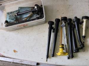 lot 153 image: Group of Assorted Automotive Engine Oil Dipsticks and Tubes