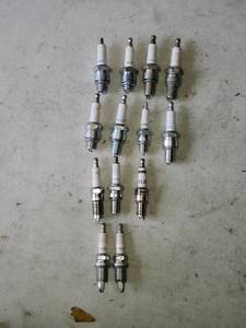 lot 160 image: Group of 13 Spark Plugs - Various Types See Pics and Description