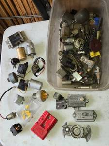 lot 207 image: Assortment of Automotive Electrical Components and Parts