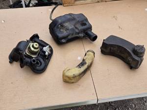 lot 219 image: Various Small Engine Tanks and Parts