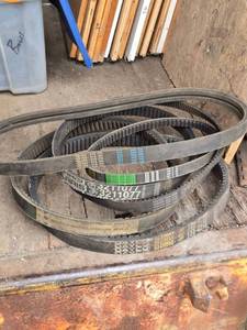 lot 225 image: Assortment of Drive Belts - Various Sizes See Pics and Description for More Info
