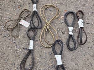 lot 228 image: Assortment of 7 Assorted Belts - Various Sizes See Pics and Description for More Info