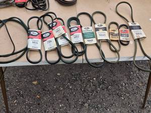 lot 230 image: Group of Gates PowerRated V-Belts for Various Applications See Pics and Description for More Info