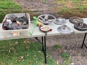 lot 243 image: Assortment of Small Engine Equipment Parts - Various Components
