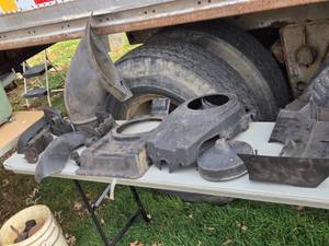 lot 287 image: Assortment of Lawn Mower Plastic Parts