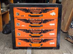 lot 317 image: Dorman Products Parts Organizer with 4 Drawers