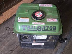 lot 404 image: Tailgator 2 Cycle Gas Generator - 700 Peak Watts, 63cc - Untested