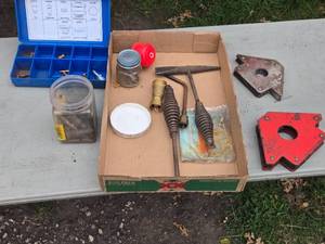 lot 407 image: Assortment of Welding Equipment and Accessories, Torch Tips, Corner Magnets