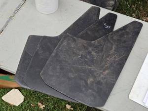 lot 443 image: Set of 3 Used Heavy-Duty Mud Flaps