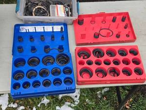 lot 475 image: Assortment of O-Rings in Organizer Cases
