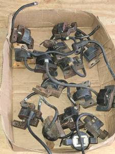 lot 497 image: Group of 15 Used Electrical Ignition Coils - Most are Used