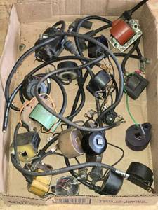 lot 498 image: Assorted Ignition Coils and Wiring Components - Group of 15  Items - Most are Used