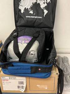 lot 7 image: WOW MSRP $3200 NEW IN BOX&nbspResMed 24101 VPAP III Series&nbspVariable Positive Airway Pressure&nbspNon-Invasive Bi-Level Pressure Therapy Respiratory Ventilator CPAP Machine with Hose, Carry Bag, and Power Supply