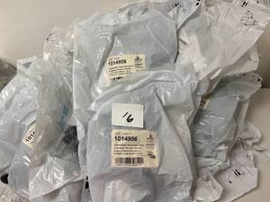 lot 23 image: Lot of 16 NEW Respironics ComfortLite Domestic Reusable Nasal Masks Combo with Headgear and Direct Seal Cushions
