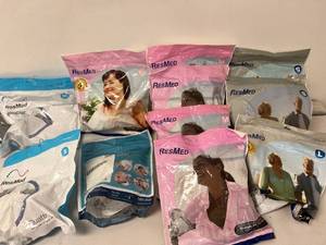 lot 36 image: Lot of Mixed Brand & Size NEW Full Face Mask (ResMed, F&ampP Vitera)