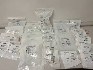lot 38 image: Lot of Mixed Size NEW ResMed Nasal Pillows, Mask Cushions, and Adjustable Headgears