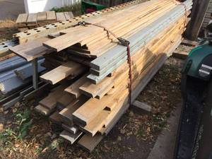 lot 107 image: Large Stack Rough Cut - Mostly Oak - Lumber