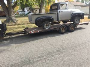 lot 109 image: 1977 Homemade 18 Ft Tandem Car Hauler Trailer - 6000 Lb