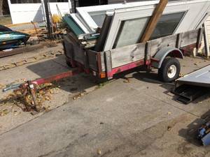 lot 115 image: Halted - Please contact affiliate - 4 x 84 Tilt Utility Trailer