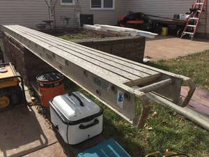 lot 124 image: Werner Task-Master 2420 Aluminum Plank