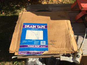 lot 176 image: Plumb Shop Drain Tape - PS2414