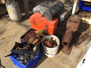 lot 182 image: Group Misc Antique Hit-N-Miss Parts