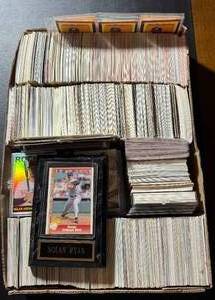 lot 48 image: 8 Pounds Large Lot of Various Sports Cards (Mostly Baseball), 1970s through 2000s, Several Numbered Cards and Stars