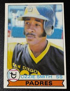 lot 5 image: Ozzie Smith RC 1979 Topps # 116 Rookie Vintage Baseball Card - NICE