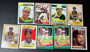 lot 33 image: Dave Winfield 9 Card Lot Including 1979-1981 - Minnesota Twins Vintage Baseball Cards