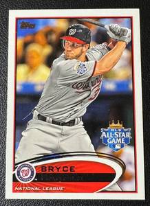 lot 21A image: Bryce Harper ASG RC 2012 Topps Update #US299 Rookie Baseball Card