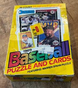 lot 8D image: 1989 Donruss 36 Pack Box - Ken Griffey Jr. RCs - Baseball Cards