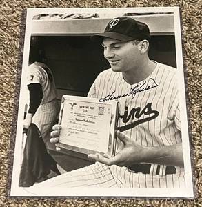 lot 6E image: Harmon Killebrew Signed 8x10 Photo - Minnesota Twins Baseball
