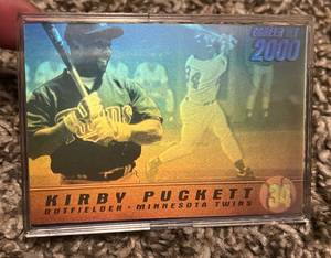 lot 11E image: Kirby Puckett Stadium Giveaway Commemorative 2,000 Hit Holo Card