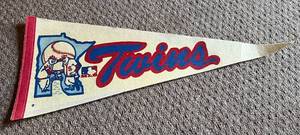 lot 16C image: Vintage Minnesota Twins Baseball Pennant