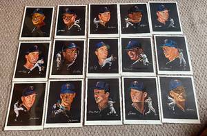 lot 21C image: 1963-65 Minnesota Twins Western Oil 8x10 Lot of 29 - Vintage Baseball Cards