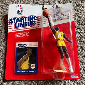 lot 27C image: Kareem Abdul Jabbar 1988 Starting Lineup Basketball Figure