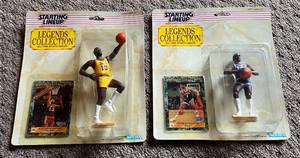 lot 28C image: Wilt Chamberlain and Oscar Robertson Legends Collection Staring Lineup Figures