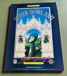 lot 59D image: Super Bowl XXII 1988 Football Program - Denver Broncos vs. Washington Redskins