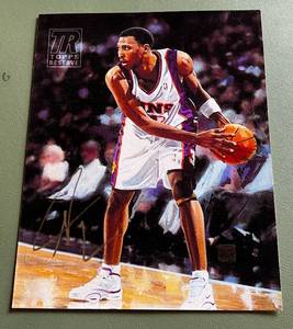 lot 46D image: Shawn Marion Signed Topps Reserve Canvas Photo