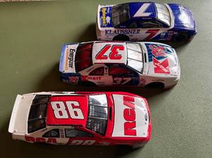lot 57D image: Lot of 3 Die Cast NASCAR Model Racecars
